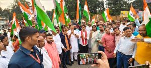 तिरंगा यात्रा अंबिकापुर